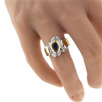 Anello Fanton Gioielli Donna ANELLI DIAMANTI in Oro Zaffiro 1.04 Ct ANOR-227-52 - ANOR-227-52